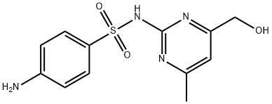 6-hydroxymethylsulfadimidine Struktur