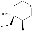 threo-Pentitol, 1,2,4,5-tetradeoxy-1,5-epithio-3-C-ethyl-2-methyl- (9CI) Struktur