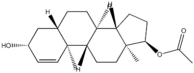 1-Androstene-3β,17β-diol Struktur