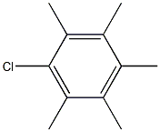 1-Chloro-2,3,4,5,6-pentamethylbenzene Struktur