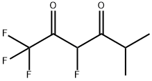 2,4-Hexanedione,1,1,1,3-tetrafluoro-5-methyl-(9CI) Struktur