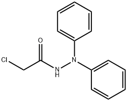 Chloro-acetic acid N',N'-diphenyl-hydrazide Struktur