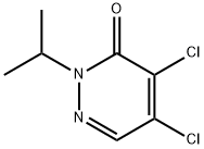 4,5-dichloro-2-(1-methylethyl)-3(2H)-Pyridazinone Struktur