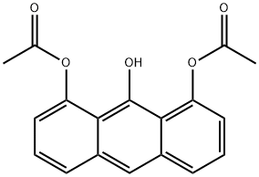 dithranol 1,8-diacetate Struktur