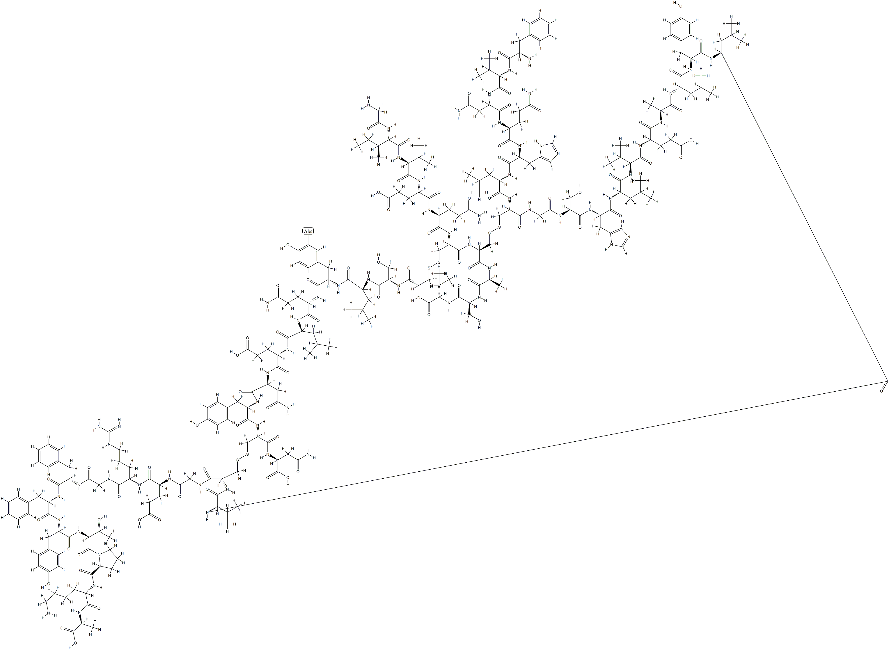 insulin, 3-iodo-Tyr(A14)- Struktur