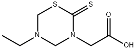 2H-1,3,5-Thiadiazine-3(4H)-aceticacid,5-ethyldihydro-2-thioxo-(9CI) Struktur