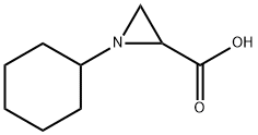 2-Aziridinecarboxylicacid,1-cyclohexyl-(9CI) Struktur