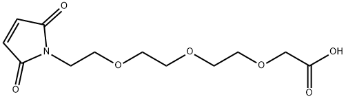 Mal-PEG3-CH2COOH Struktur