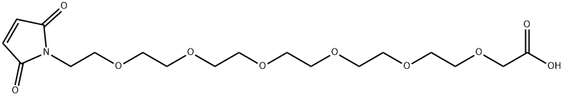 Mal-PEG6-CH2COOH Struktur