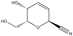 D-lyxo-Hept-3-enononitrile, 2,6-anhydro-3,4-dideoxy- (9CI) Struktur