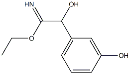 Benzeneethanimidic  acid,  -alpha-,3-dihydroxy-,  ethyl  ester  (9CI) Struktur