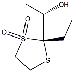 1,3-Dithiolane-2-methanol,2-ethyl-alpha-methyl-,1,1-dioxide,(alphaS,2R)-(9CI) Struktur