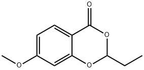 4H-1,3-Benzodioxin-4-one,2-ethyl-7-methoxy-(9CI) Struktur