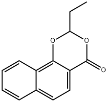 4H-Naphtho[1,2-d]-1,3-dioxin-4-one,2-ethyl-(9CI) Struktur