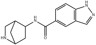 1H-Indazole-5-carboxamide,N-2-azabicyclo[2.2.1]hept-5-yl-(9CI) Struktur