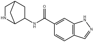 1H-Indazole-6-carboxamide,N-2-azabicyclo[2.2.1]hept-6-yl-(9CI) Struktur