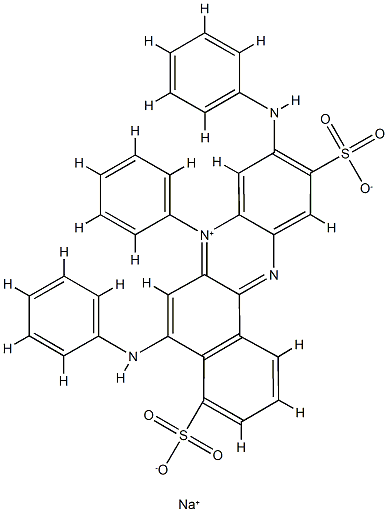 C. I. SOLVENT BLUE 49) Struktur