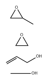 Oxirane, methyl-, polymer with oxirane, methyl 2-propenyl ether Struktur