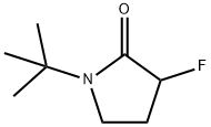 2-Pyrrolidinone,1-(1,1-dimethylethyl)-3-fluoro-(9CI) Struktur