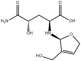 Nδ-[2,5-Dihydro-3-(hydroxymethyl)furan-2-yl]-4-hydroxy-L-glutamine Struktur