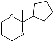 1,3-Dioxane,2-cyclopentyl-2-methyl-(9CI) Struktur