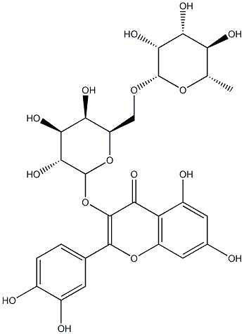 Quercetin 3-O-robibioside Struktur