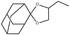 Spiro[1,3-dioxolane-2,2-tricyclo[3.3.1.13,7]decane], 4-ethyl- (9CI) Struktur