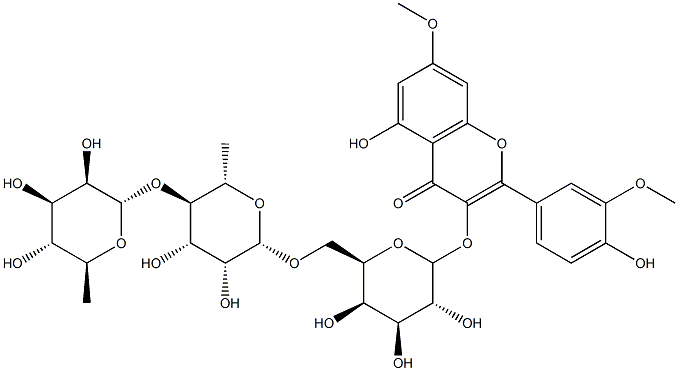 rhamnazin 3-isorhamninoside Struktur