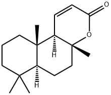 (4aR)-4a,5,6,6aα,7,8,9,10,10a,10bα-Decahydro-4aβ,7,7,10aβ-tetramethyl-3H-naphtho[2,1-b]pyran-3-one Struktur