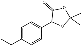 1,3-Dioxolan-4-one,5-(4-ethylphenyl)-2,2-dimethyl-(9CI) Struktur