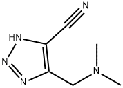 1H-1,2,3-Triazole-4-carbonitrile,5-[(dimethylamino)methyl]-(9CI) Struktur