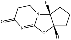 2H,6H-Cyclopent[4,5]oxazolo[3,2-a]pyrimidin-2-one,3,4,5a,7,8,8a-hexahydro-,cis-(9CI) Struktur