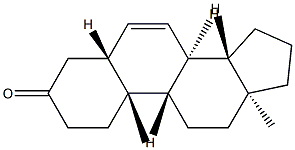 5α-Androst-6-en-3-one Struktur