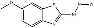 2-Benzothiazolamine,6-methoxy-N-nitroso-(9CI) Struktur