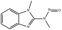 1H-Benzimidazol-2-amine,N,1-dimethyl-N-nitroso-(9CI) Struktur