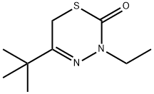 2H-1,3,4-Thiadiazin-2-one,5-(1,1-dimethylethyl)-3-ethyl-3,6-dihydro-(9CI) Struktur