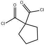 1,1-Cyclopentanedicarbonyldichloride(9CI) Struktur