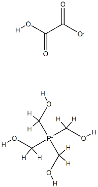 TETRAKIS(HYDROXYMETHYL)PHOSPHONIUMOXALATE(1:1) Struktur