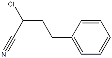 α-Chlorobenzenebutanenitrile Struktur