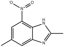 1H-Benzimidazole,2,6-dimethyl-4-nitro-(9CI) Struktur