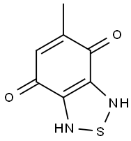 5-Methyl-2,1,3-benzothiadiazole-SIV-4,7-diol Struktur