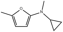 2-Furanamine,N-cyclopropyl-N,5-dimethyl-(9CI) Struktur