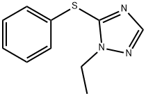 1H-1,2,4-Triazole,1-ethyl-5-(phenylthio)-(9CI) Struktur