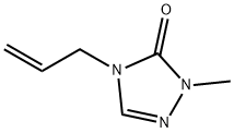 3H-1,2,4-Triazol-3-one,2,4-dihydro-2-methyl-4-(2-propenyl)-(9CI) Struktur