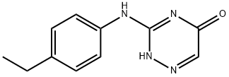 1,2,4-Triazin-5(2H)-one,3-[(4-ethylphenyl)amino]-(9CI) Struktur