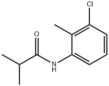 N-(3-chloro-2-methylphenyl)-2-methylpropanamide Struktur