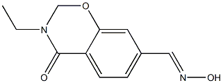 2H-1,3-Benzoxazine-7-carboxaldehyde,3-ethyl-3,4-dihydro-4-oxo-,7-oxime(9CI) Struktur