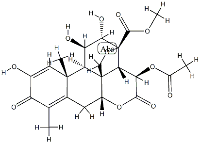 dehydrobruceine B Struktur