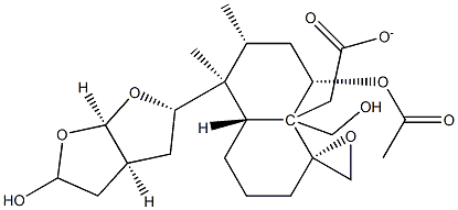 Caryoptinol, 3-deoxy-14,15-dihydro-15-hydroxy- Struktur