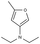 3-Furanamine,N,N-diethyl-5-methyl-(9CI) Struktur